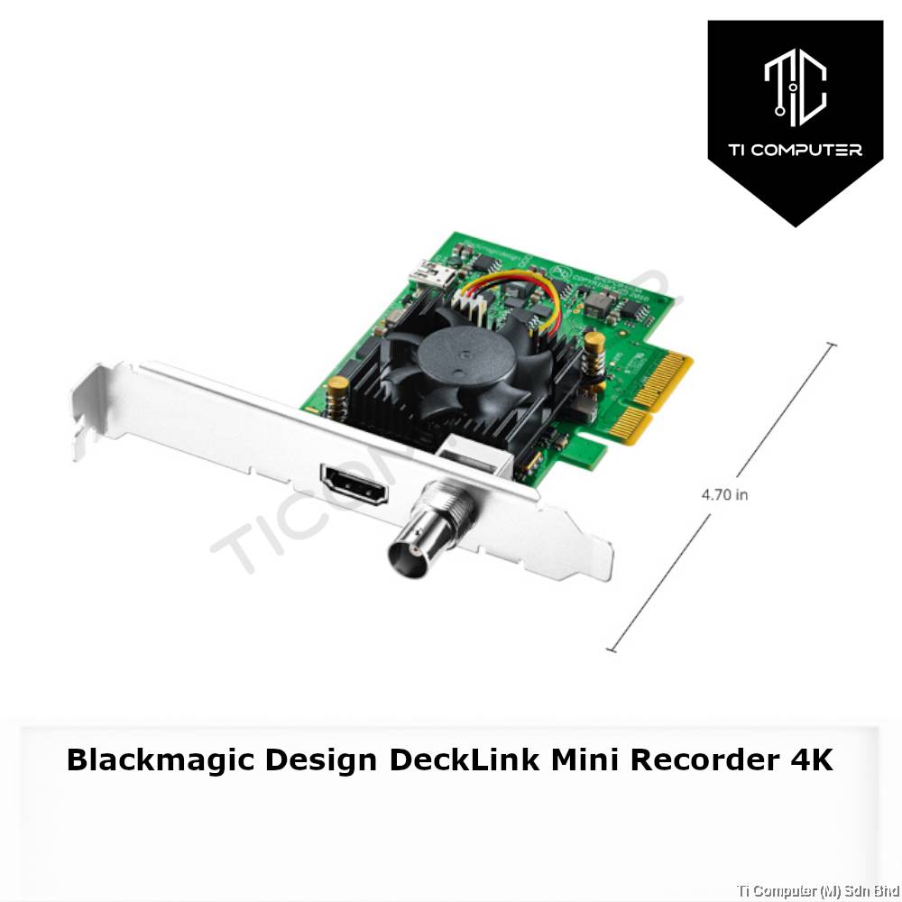 Blackmagic Design DeckLink Mini Recorder 4K HDMI SDI Professional Video