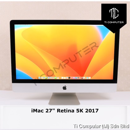 iMac Retina 5K, 27インチ2017/i7/SSD1TB