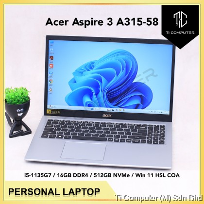Acer i5 7300HQ 8G 256GB GTX1050Ti Win11 Acer Nitro 5: Core i5