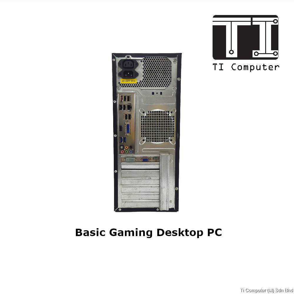 Basic Gaming Intel Core i32100 4GB RAM 500GB HDD Nvidia GeForce GT440