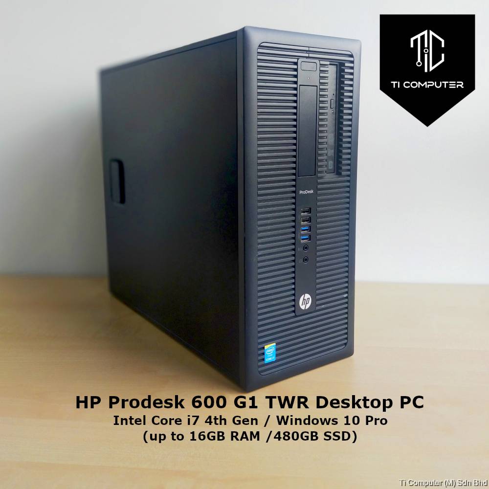 HP Prodesk 600 G1 TWR Intel Core i7 4th Gen SSD Desktop PC