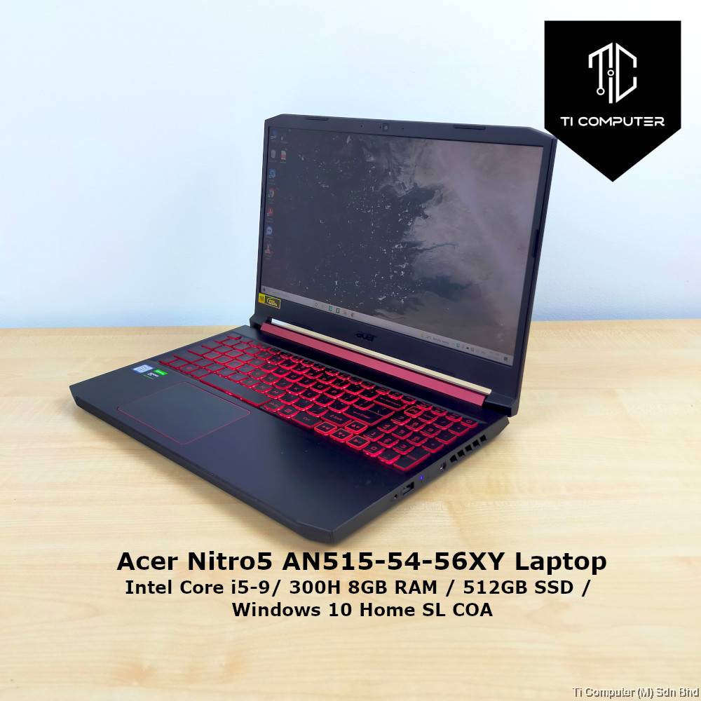 Acer Nitro5 AN515-54-56XY Intel Core i5-9300H 8GB RAM 512GB SSD
