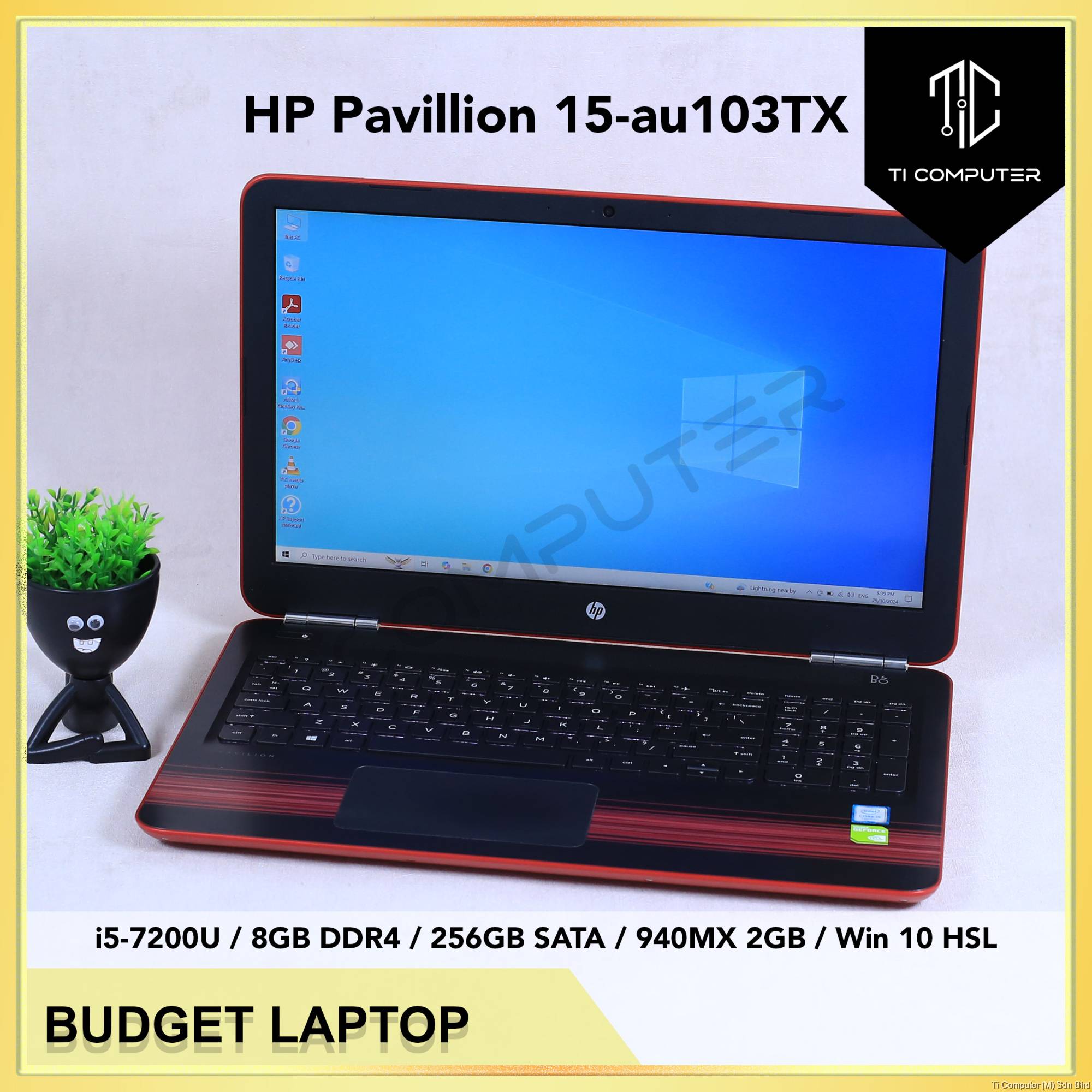 I5 7200u Laptop Hp I5 Ram 8gb Ssd HP Pavilion 15-au103TX Intel Core  I5-7200U 8GB DDR4 RAM 256GB SATA