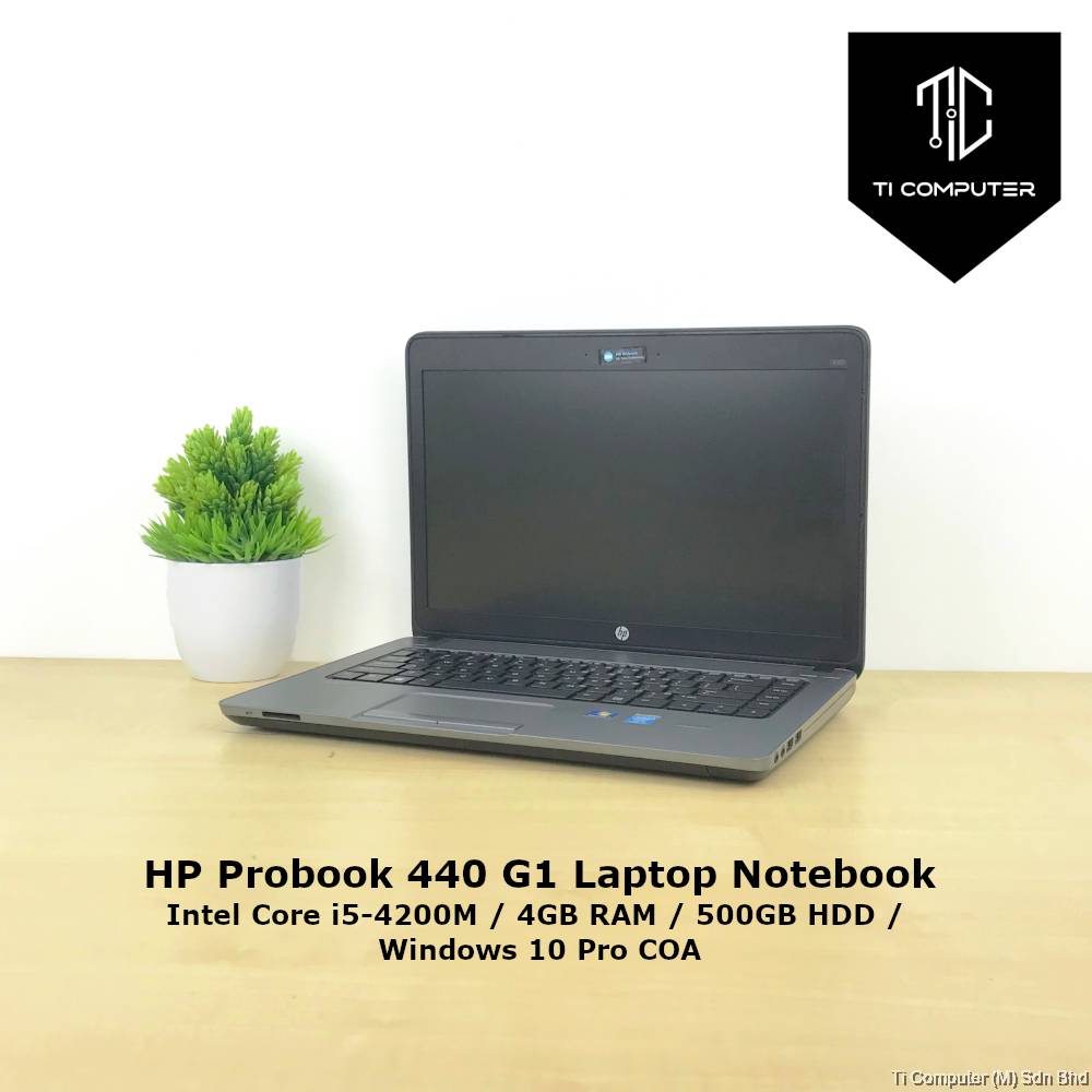 HP Probook 440 G1 Intel Core i5-4200M 4GB RAM 500GB HDD Laptop  Refurbished Notebook