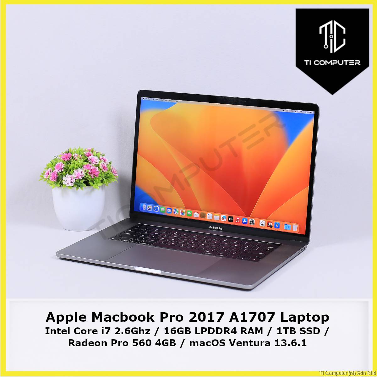 Apple MacBook Pro 13 16GB 1TB Core i7 美品 MacbookPro2017 13