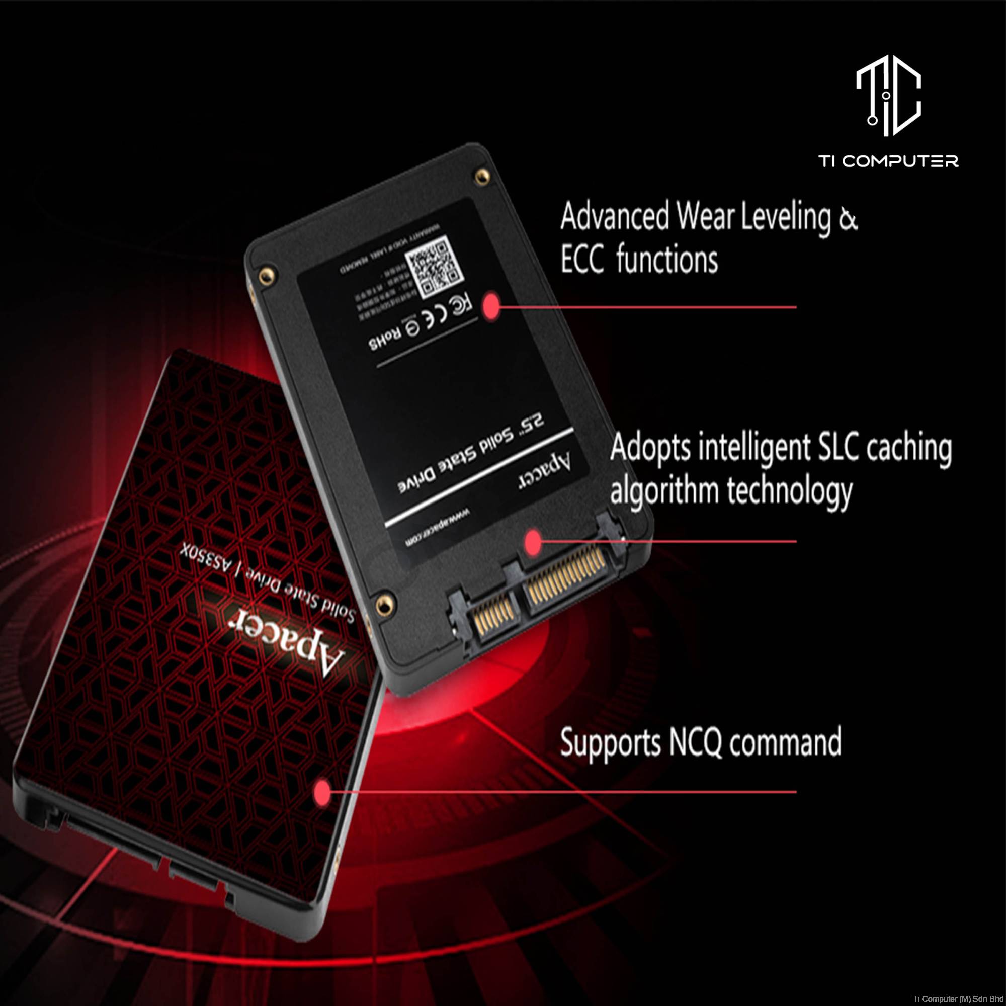 New Apacer AS350X SSD III 512GB 2.5 inch SATA 6Gb/s Solid State Drive