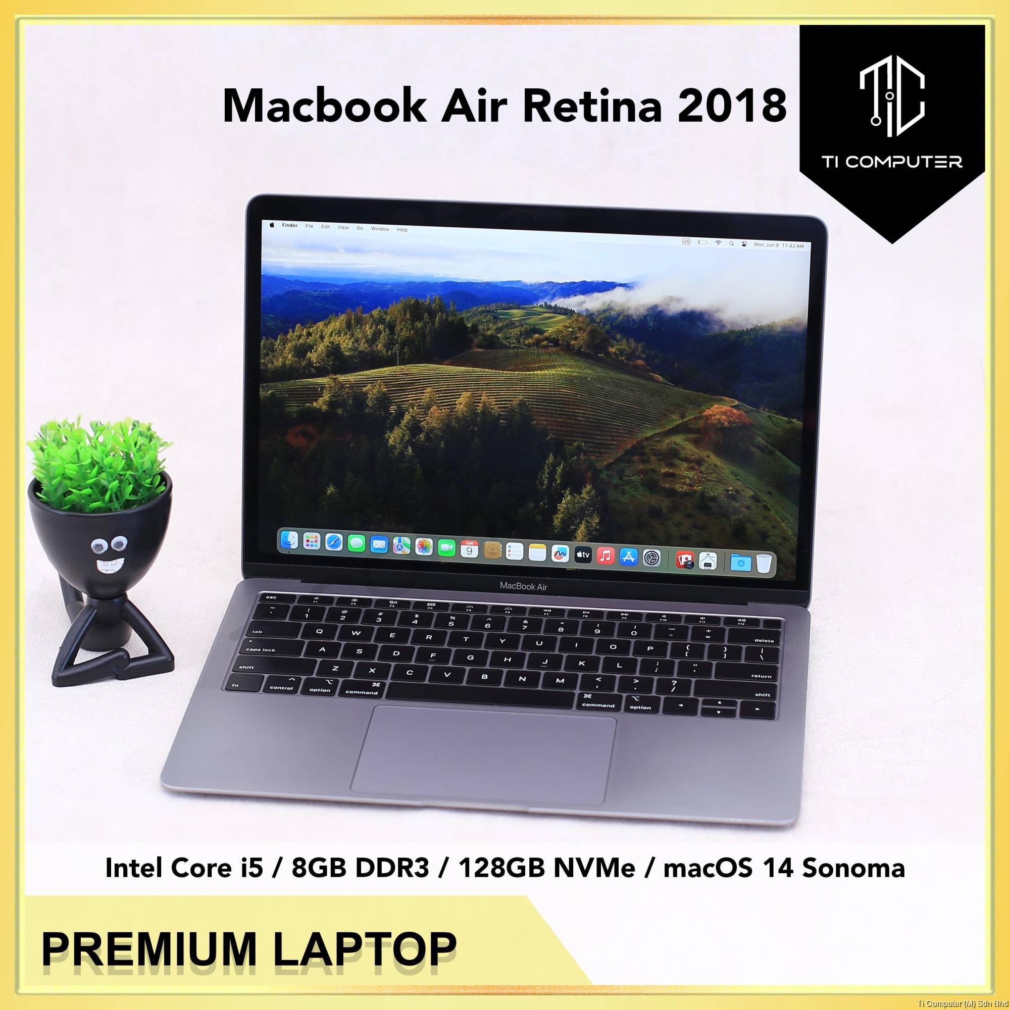 Apple Macbook Air 2018 13 inch A1932 EMC3184 Intel Core i5 8GB
