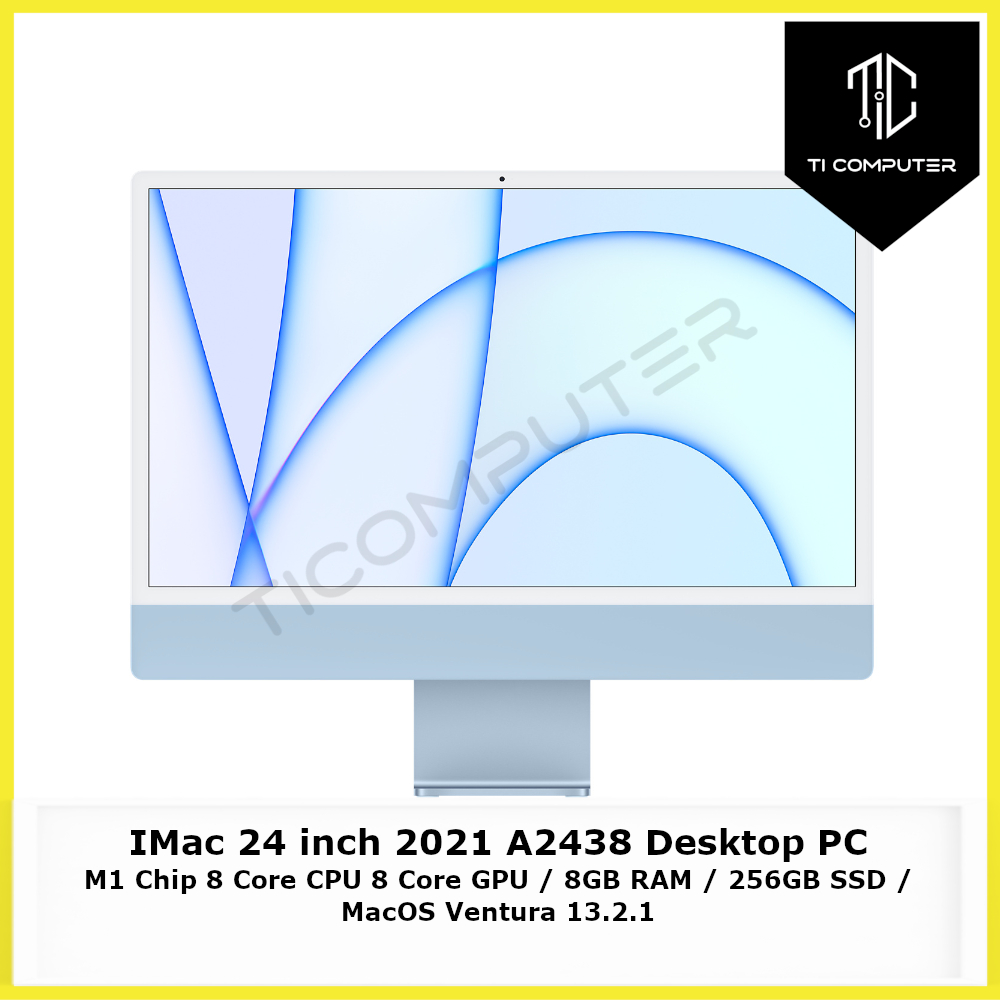 IMac 24 inch 2021 A2438 M1 Chip 8 Core CPU 8 Core GPU 4.5K Retina