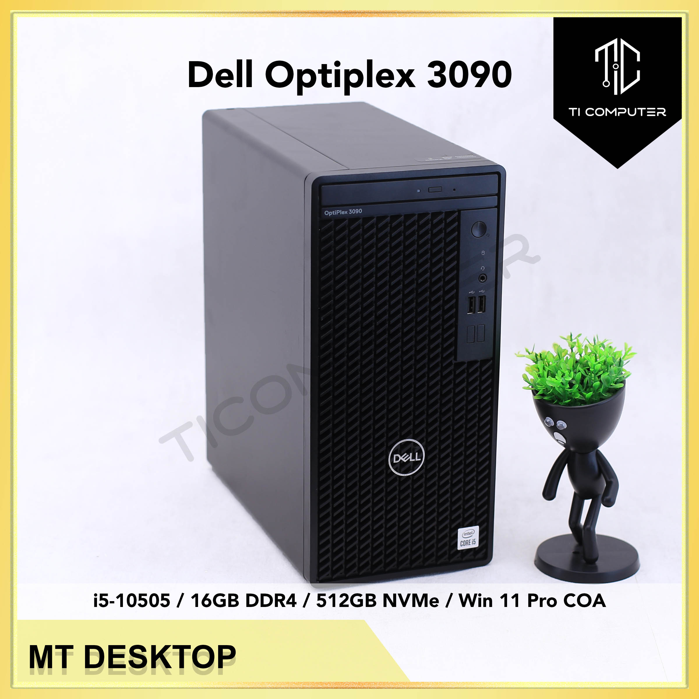 Dell Optiplex 3090 MT Intel Core i5-10505 16GB RAM 512GB