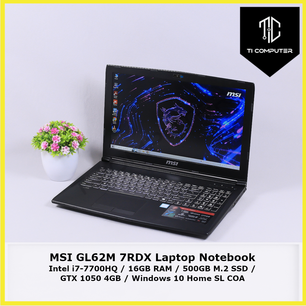 I7 7700hq Msi Gl62m 7rex Ram Intel Core I7 7700hq Laptop Msi Gl62m